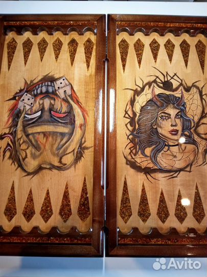 Нарды ручной работы