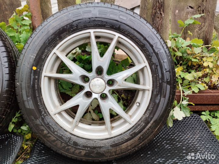 Летняя резина dunlop SP sport FM 800 с дисками 4шт