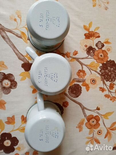 Кружка эмалированная новая