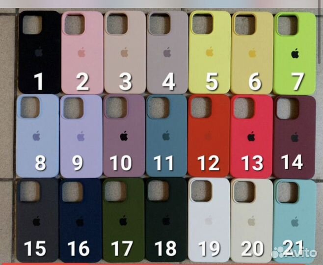 Силиконовые чехлы на iPhone