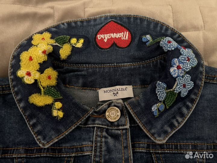 Джинсовый костюм для девочки 98 104
