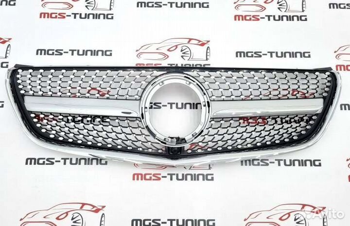 Решётка V w447 Diamond Silver 2019+ не для AMG