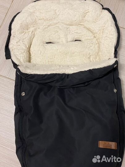 Конверт в коляску из овчины