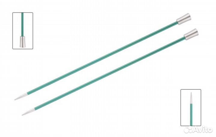 Спицы прямые Zing KnitPro, 35 см, 8.00 мм 47306