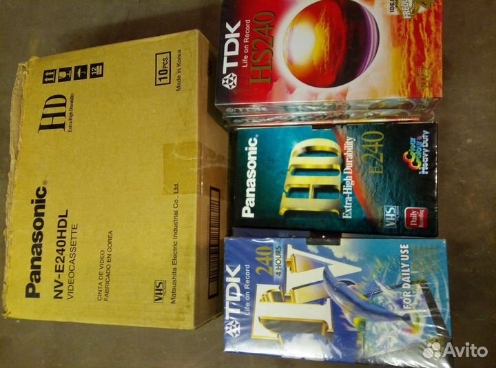 Видеокассеты 240 минут