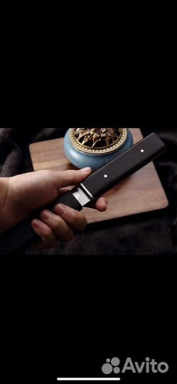 Нож Танто в деревянных ножнах сталь D2