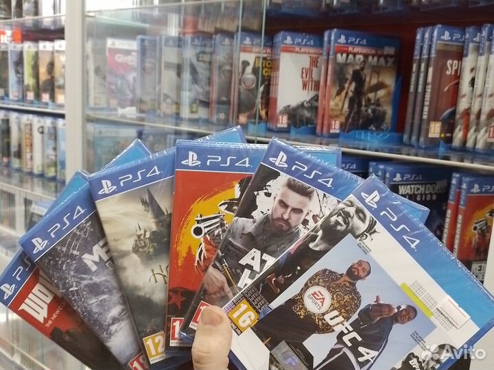 Игры PS4, PlayStation 4, диски, игры на дисках
