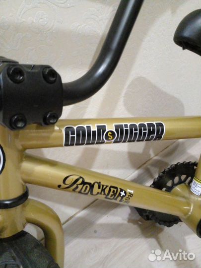 Rocker BMX MiniBmx Bike irok+gold Digger RKR