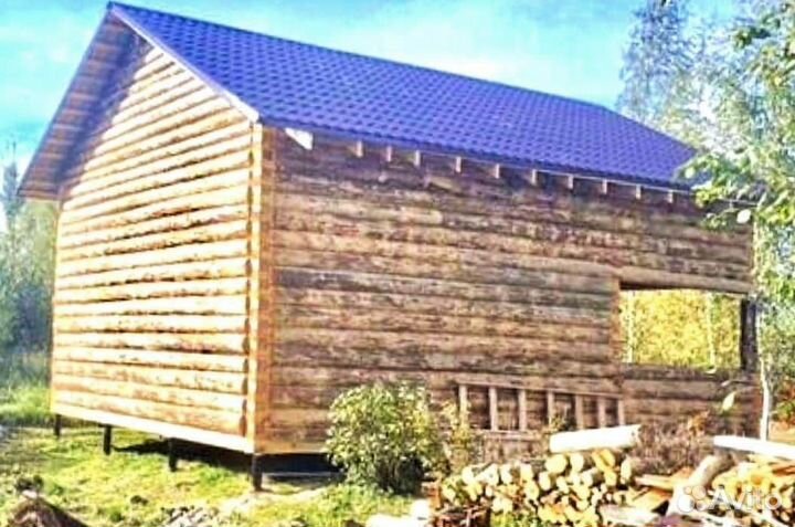Сруб дома 6х9м, 1,5 этажа с Доставкой