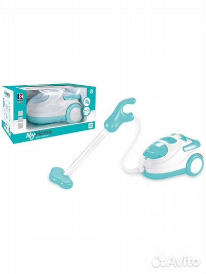 Игрушечный пылесос, звуковые и световые эффекты