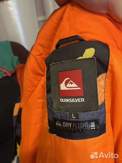 Сноубордическая куртка и штаны quiksilver размер L
