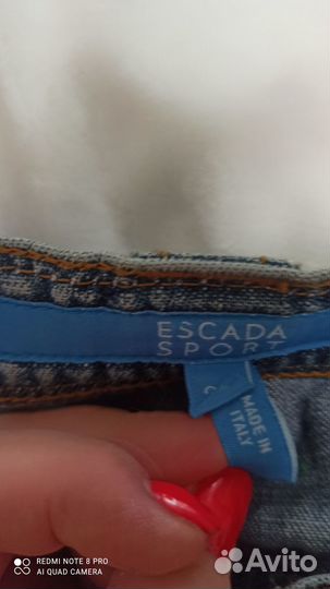 Джинсовый костюм Escada(Италия)