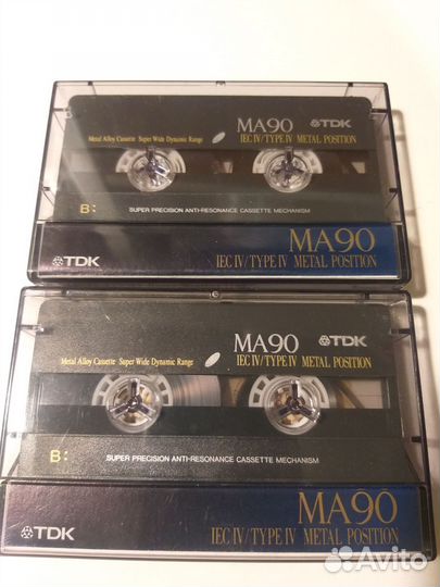 Аудиокассеты tdk ma тип 4 (металл)