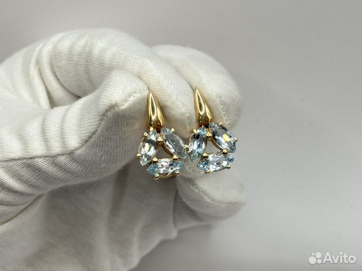 Золотые серьги