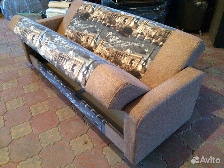 Диван-книжка на пружинном блоке