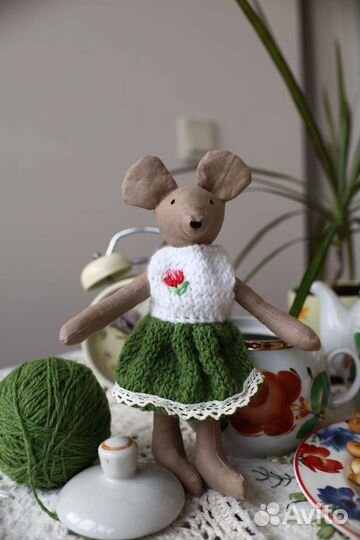 Мышка тильда текстильные игрушки своими руками