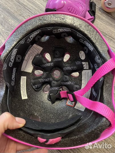 Детские ролики и защита и шлем