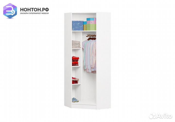 Шкаф угловой Вега fashion белый