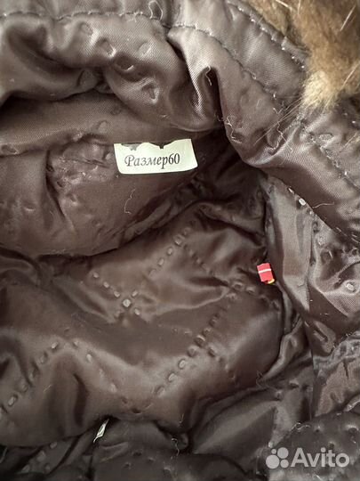 Шапка норковая 60 размер