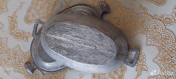 Продам утятницу литую алюминиевую времен СССР