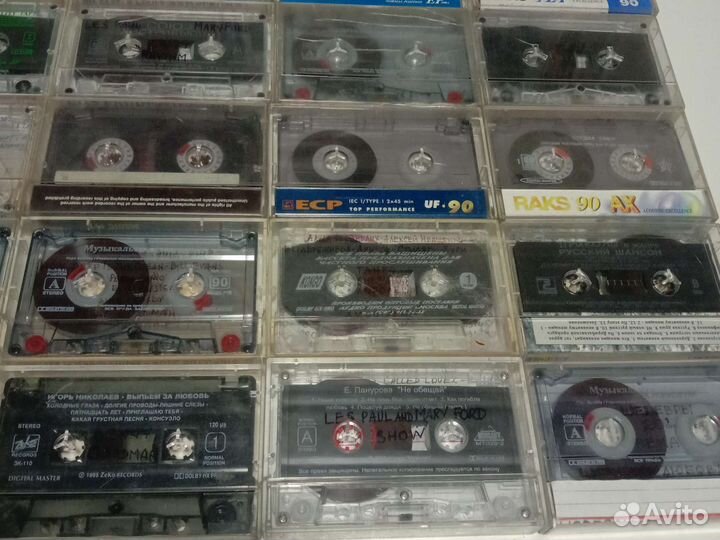 Аудиокассеты с записями