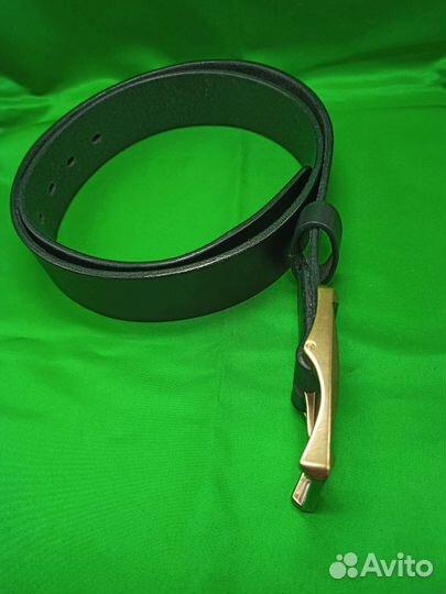 Мужской кожаный ремень ручной работы