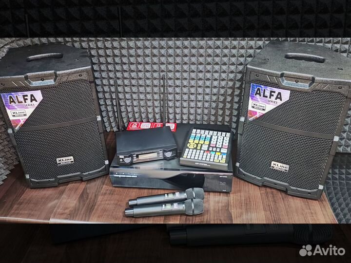 Караоке комплект AST 50 + микрофоны + акустика