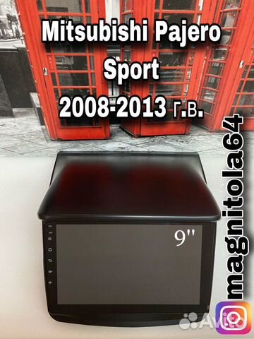 Android магнитола Mitsubishi Pajero Sport 2