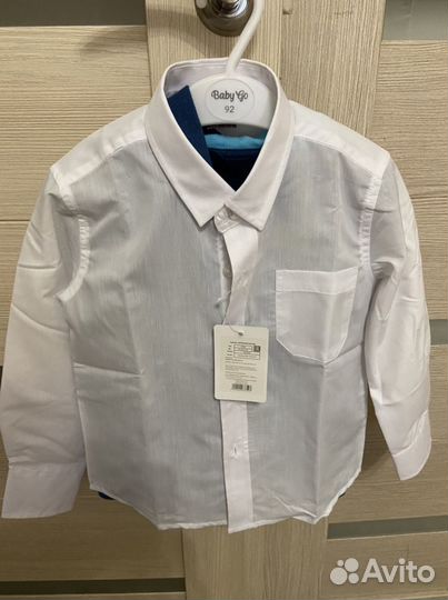 Рубашка белая 104