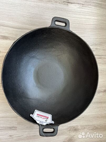 Казан чугунный + набор лопаточек в подарок