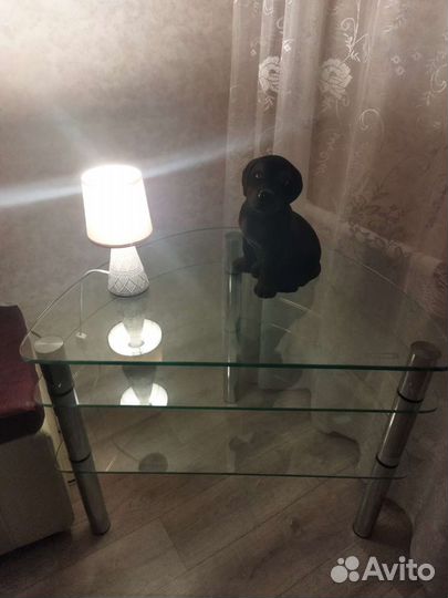 Стеклянная тумба