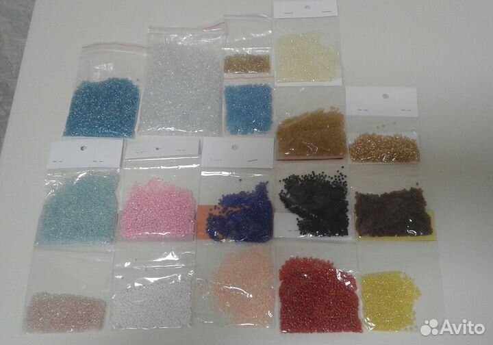 Бисер чешский + ювелирный в подарок