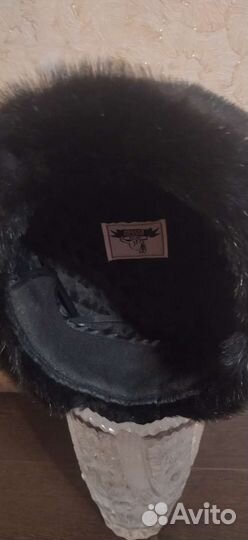 Норковая шапка мужская, 58 размер