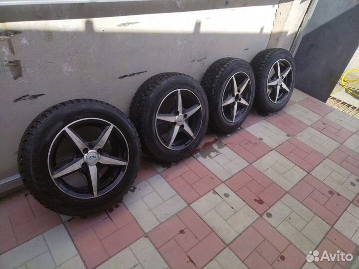 Литые диски r14 на ваз с зимней резиной