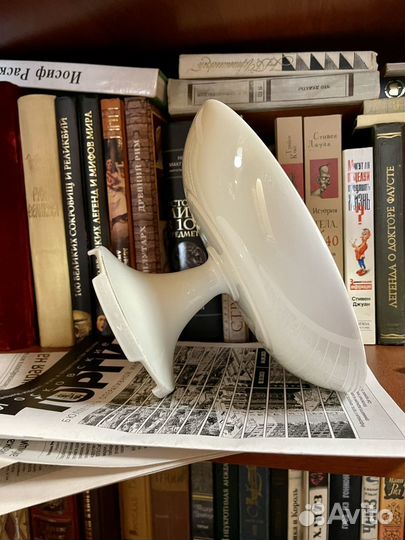 Ваза на ножке конфетница фарфор Кузнецов