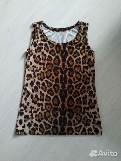 Новые леопардовые платье, юбка, блузка