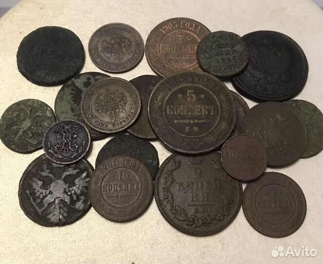 Медные царские монеты
