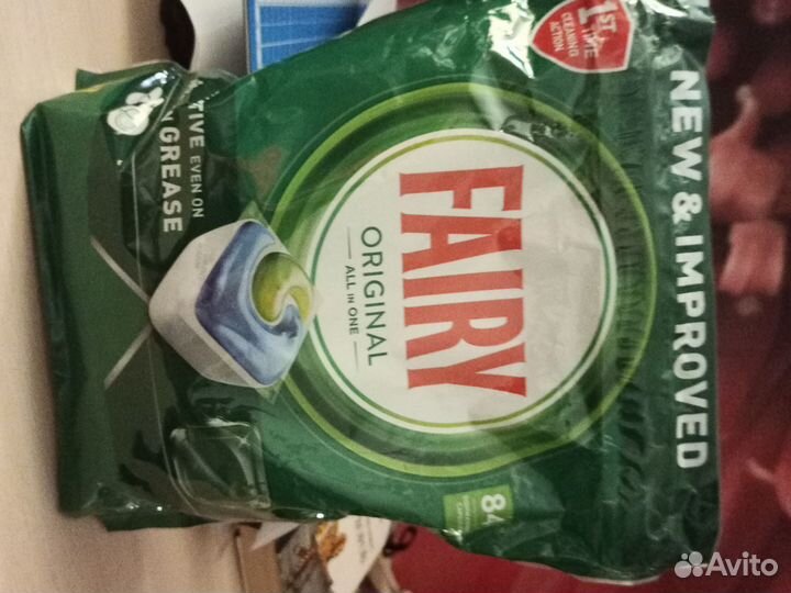 Таблетки для посудомоечных машин fairy