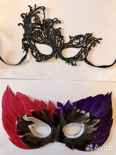 Маски театральные/маскарадные Веер в подарок