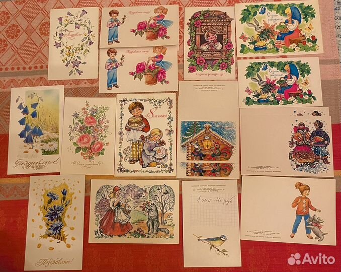 Открытки СССР чистые