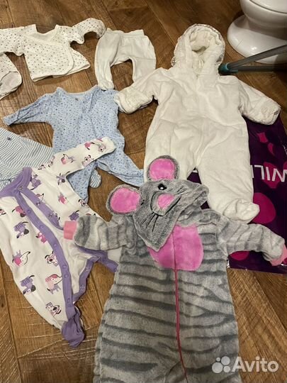 Одежда пакетом 56 для новорожденного