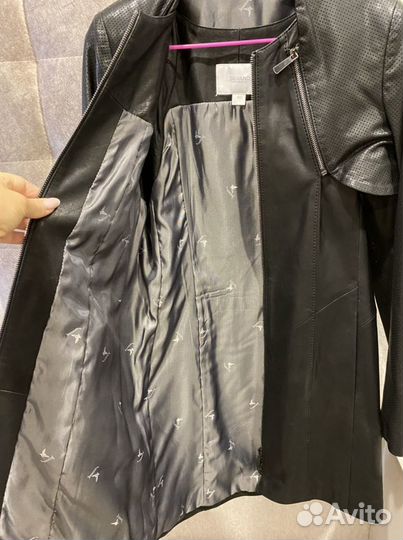 Кожанное платье транформер