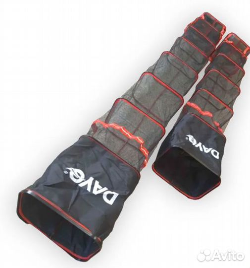 Садок рыболовный прямоугольный с чехлом 3 метра