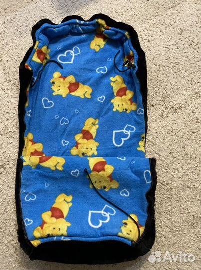 Меховой конверт из овчины в коляску