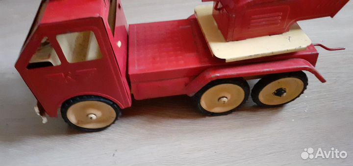 Игрушка машина СССР. Пожарная лестиница