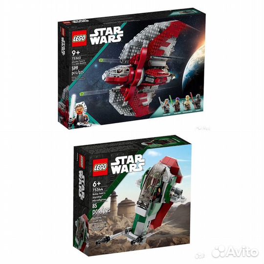 Lego star wars 75362 и 75344