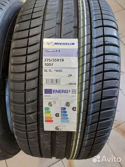 Michelin Primacy 3 ZP 245/40 R19 и 275/35 R19