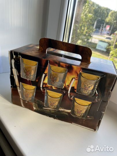 Бокал для пива, стопки с гербом