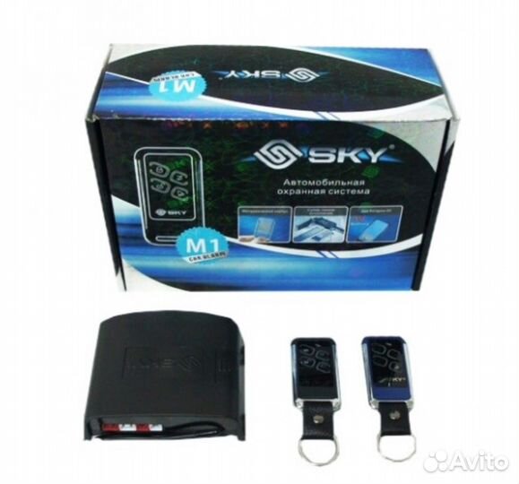 Автосигнализация SKY M1 с установкой