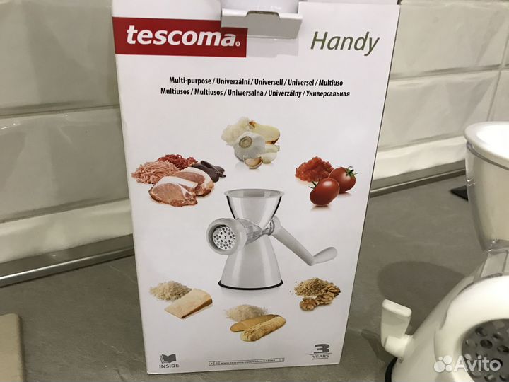 Мясорубка tescoma handy ручная